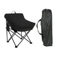 thumbnail image 2 of GARENDE Folding Camping Chair Heavy Duty Lightweight Beach Chair for Park BBQ Picnic Black L, 2 of 9