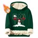 thumbnail image 1 of Sudadera con capucha para hombre, informal, a la moda, con estampado navideño, de manga larga y bolsillo, de poliéster, 1 of 5