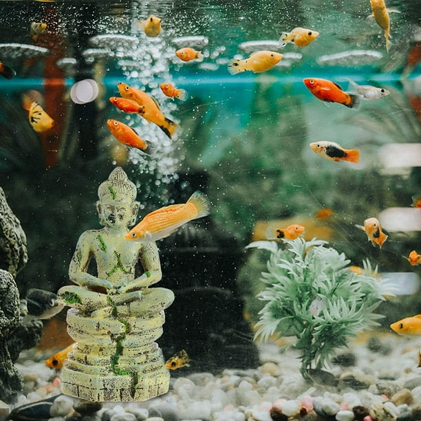 Acheter Figurines de décoration d'aquarium en résine, poissons