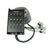 Monoprice 12-Channel Snake & 8 XLR x 4 TRS Stage Box - 50 feet With Metal Body Connectors And Rubber Strain Relief Boots