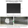 thumbnail image 5 of 8x11 inch Leather Repair Kit, Self Adhesive Vinyl Repair Tape for Couch, Car Seat, Sofa, Boat Seat, Upholstery.Bonded Leather Repair Roll (2Pcs,Black), 5 of 6