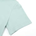 thumbnail image 4 of VNKIDY Boys Bodysuits Baby Bunny Ear Hooded Romper Short Sleeve Crewneck Solid Color Zipper Bodysuit For Daily Wear Cute Styling Casual Onesie, 4 of 8