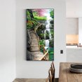 thumbnail image 4 of 5D DIY Diamond Painting Kits Full Square Drill Waterfall Walkway Mosaic Art Sywqhk Decoración hogareña, 4 of 9