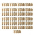 thumbnail image 1 of Bunblic 2x100Pieces DIY Jewelry Spring Cord End Cap Clasp Jewelry Making Finding Gold 2 Pcs, 1 of 8