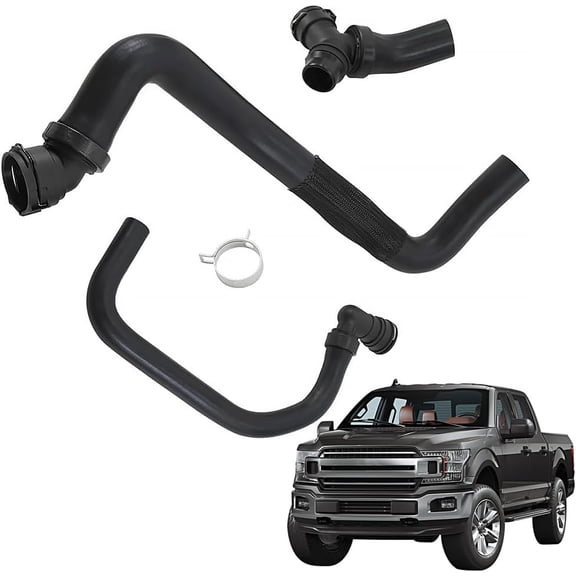 Fit For 2011-2020 Ford F150 5.0L Upper Radiator Hose Y-Connector, Lower Degaus