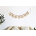 thumbnail image 2 of Decoración boho para colgar en la pared de macramé, tapiz de decoración de pared tejida, tapiz bohemio tejido de algodón, hogar Adepaton LN-0731, 2 of 6