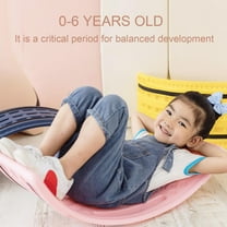Balance Board - Swing Board - Pink Balance Board - Sensory Training Seesaw | Balance Training Equipment