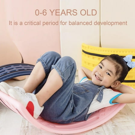 Balance Board - Swing Board - Pink Balance Board - Sensory Training Seesaw | Balance Training Equipment