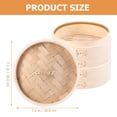 thumbnail image 2 of 1Set Household Bamboo Steamer Cooking Tool Kitchen Food Steamer with Lid, 2 of 6