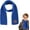 Blue, variant on Warm Kids Winter Knit Scarves Soft Knitted Neck Warmer Scarf Warm Scarves Wrap for Boys Girls