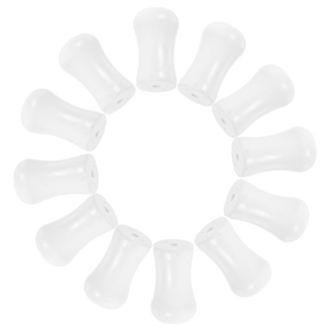 CUITING 12 Pcs Ensemble d'Accessoires de Store Vénitien Pièces de Rechange Frange Bouton de Traction Cordon en Plastique Tirettes Rideau