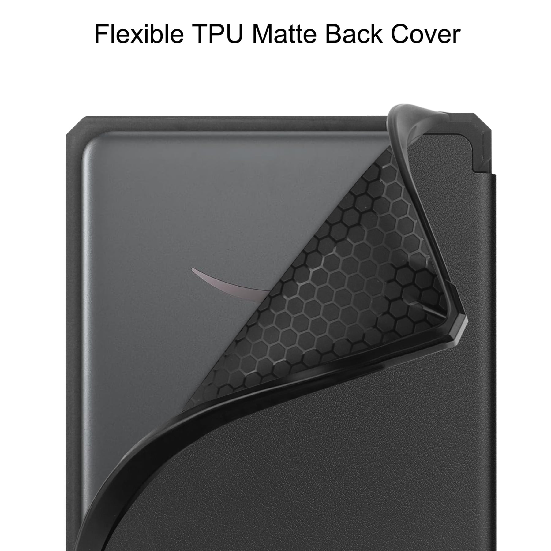 All-new 7" Kindle Paperwhite 12th Gen 2024&Kindle Colorsoft Signature Edition 2024,Ultra Clear Soft Flexible Solid Color TPU Back Cover Light Shell with Auto Wake/Sleep,Black