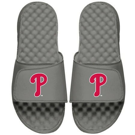 

Men s ISlide Gray Philadelphia Phillies Alternate Logo Slide Sandals