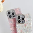 thumbnail image 3 of Cute Tulip Flowers Bow Shell Pattern Phone Case Compatible with iPhone Case (White,iPhone 13), 3 of 6