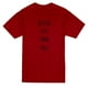 Mieux Vaut Tard Que Laid Graphique T-shirt Rouge Cardinal Hommes – image 1 sur 1