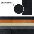 thumbnail image 3 of Universal Car Steering Wheel Cover Genuine Leather Stitch On Wrap (Size M, Black), 3 of 7