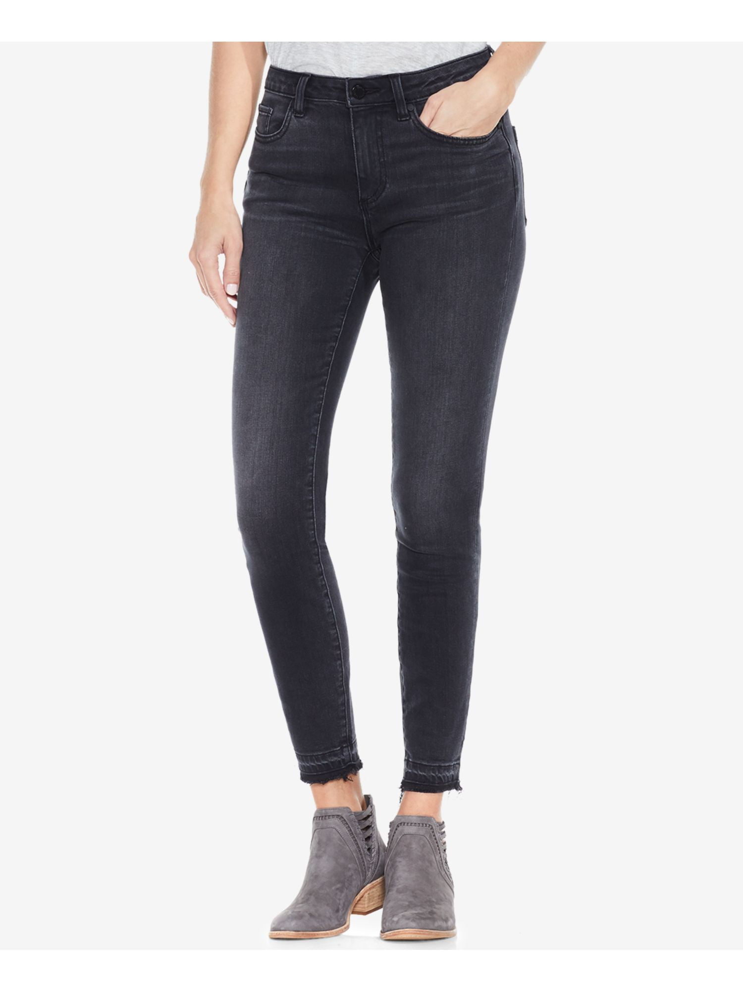 Vince Camuto Womens Denim Released Hem 