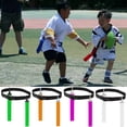 thumbnail image 4 of LEEYNEER Drapeau de Taille de Soccer Couleur Vive Résistant aux Déchirures Ajustable Entraînement de Compétition PVC Drapeau de Taille de Soccer Américain pour Sports, 4 of 8