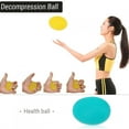 thumbnail image 4 of Pelota de estrés Ecomeon Silicona Huevo Forma Squeeze Azul Lago, 4 of 6