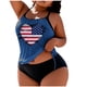 thumbnail image 3 of TaTaai Loose Fit Non-Wired Swimsuit, Women's Floral Print Drawstring Split Design with Removable Pads, Soft Support for Beach and Vacation Wear Gift, 3 of 5