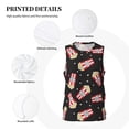 thumbnail image 3 of Honeii Popcorn print basktball shirt for men and women, Unisex basketball jersey for Theme party-4X-Large, 3 of 6