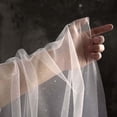 thumbnail image 6 of 1 Tier Glitter Bride Wedding Veil Fingertip Bachelorette Party Veil Sparking Bridal Veil for Women and Girls (Champagne), 6 of 10