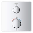 thumbnail image 4 of Grohe Grohtherm 24110A00 Single Function 2-Handle Thermostatic Valve Trim in Grohe Hard Graphite, 4 of 5