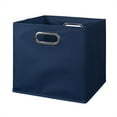 thumbnail image 4 of Niche Cubo Storage Set - 12 Cubes and 6 Canvas Bins- Warm Cherry/Blue, 4 of 4