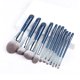 thumbnail image 2 of MyDestiny Azure Blue-Juego de brochas de maquillaje, 11 piezas, fibra supersuave, alta calidad, base para cara y ojos, sombra de ojos en polvo, 2 of 5