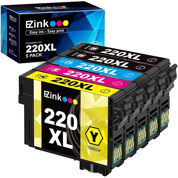 E-Z Ink (TM Remanufactured Ink Cartridge Replacement for Epson 220 XL 220XL T220XL to use with WF-2760 WF-2750 WF-2630 WF-2650 WF-2660 XP-320 XP-420