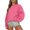 Hot Pink, variant on Up to 40% off fashion Clearance Gifts Borniu Fashion Women's Casual Long Sleeve Round Neck Solid Ladies Loose Sweatshirt Tops Blouse