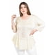 thumbnail image 4 of Blusa con detalle de encaje Roman Fashion /Tallas Extras, 182 (Beige) beige 40, 4 of 6