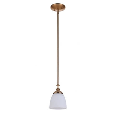 53791-SB-Craftmade Lighting-Marlowe - One Light Mini Pendant - 5.88 inches wide by 7.75 inches high-Satin Brass Finish