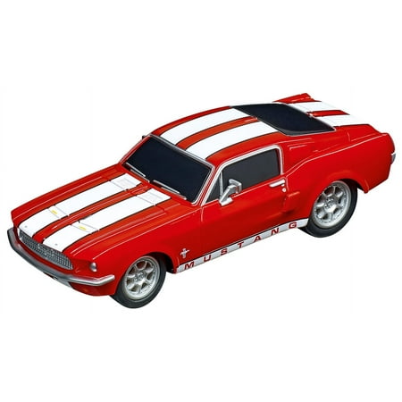 Carrera GO!!! 64120 1:43 Scale Analog Slot Car Racing Vehicle - Ford Mustang '67 Red