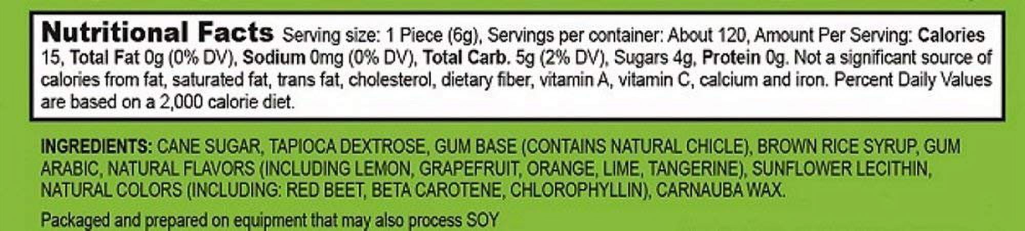 Tree Hugger Bubble Gum, Citrus Berry, 120 Count
