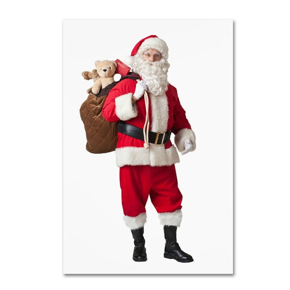 Trademark Fine Art 'Santa-toy sack-11096' Canvas Art by Ed Wheeler
