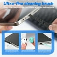 thumbnail image 2 of USB C Dust Plug & Speaker Dust Mesh,4 Pack Type C Charging Port Covers for iPhone 17/17 Pro/16/16 Plus/16 Pro/16 Pro Max/15/15 Pro Max, Anti-Dust Phone Accessories (Black), 2 of 8