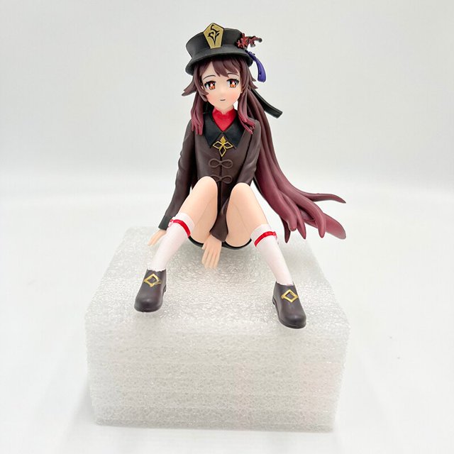 Figura de Anime Genshin Impact de 25cm, modelo de figura DE ACCIÓN DE Zhongli/Klee/Paimon, modelo de muñeca de juguete Gong Bohan LED