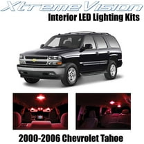 XtremeVision Interior LED for Chevy Tahoe 2000-2006 18 pcs Red Interior LED Kit   Installation Tool