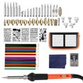 thumbnail image 2 of Long Time Use Wood Burning Kit, Pyrography Set, Kraft Paper Office Surfaces Carving Hot Stamping For Home Fabric Embossing Wood EU Plug 220v, 2 of 8