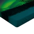 thumbnail image 2 of Ambesonne Nature Fitted Sheet, Camping Tent Field, Twin XL Size, Earth Yellow and Lime Green, 2 of 3