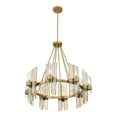 thumbnail image 4 of Warm Brass Eight Light Chandelier from the Biltmore Collection, 4 of 7