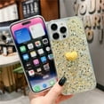 thumbnail image 6 of Compatible with iPhone Case,Cute Kawaii 3D Love Heart Shiny Glitter Bling Sparkly Clear [ Drop & Full Body Protection] Shockproof Cover Phone Case (Pink,iPhone 14 Plus), 6 of 6