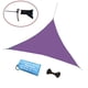 thumbnail image 1 of Fiudx Parasol para Exteriores, Tela de Sombra Triangular, Toldo con Protección Uv Eficaz, Solución Versátil Contra La Lluvia, Ideal para Jardín y Patio, Ideal para Relajarse En Verano, Diseño de Fáci, 1 of 4