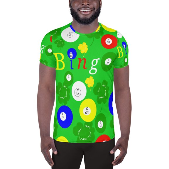 Saint Patrick's Day Bingo unisex Athletic T-shirt (XS)