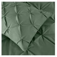 thumbnail image 4 of Sydney California King Comforter Set 7-Piece Pintuck Bedding - Sage Green - Lightweight Pinch Pleat Comforter with Decorative Pillows for All Season, 4 of 9