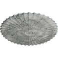 thumbnail image 3 of 47 5/8"OD x 2"P Shakuras Ceiling Medallion (For Canopies up to 6 1/2"), Hand-Painted Ultra Pure White Crackle, 3 of 5