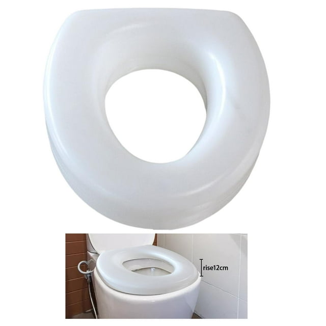 Simple Raised Toilet Seat for Handicapped and Disabled Users Easily Disassembled