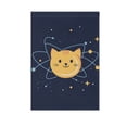 thumbnail image 6 of Yayeee Garden Flag 28" x 40" Double Sided Outdoor Yard Lawn Holiday Decorations, Orange Cat Planet, 6 of 6