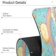 thumbnail image 4 of Yayeee Faucet Mat for Kitchen Sink 14.7" Diatomite Long Splash Guard Pad, Retro Blue Rainbow, 2 Pack, 4 of 7